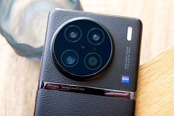 A close-up of the Vivo X90 Pro's camera module.