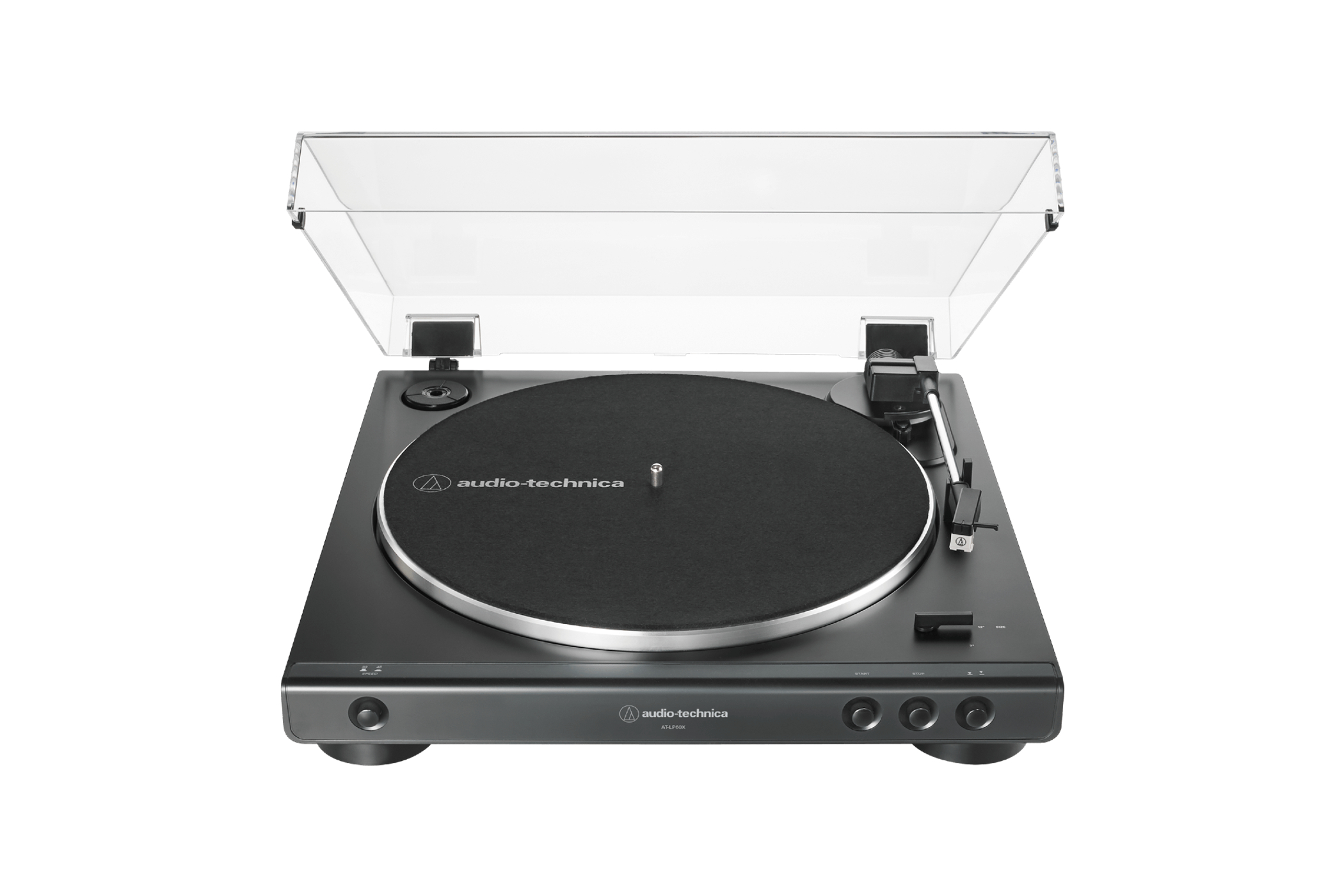 The Audio-Technica AT-LP60X turntable. 