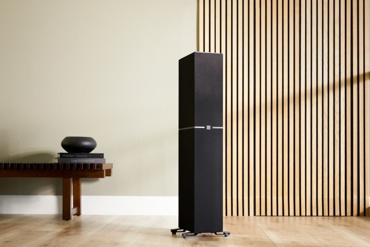 The Definitive Technology Dymension Series DM40 tower speaker.