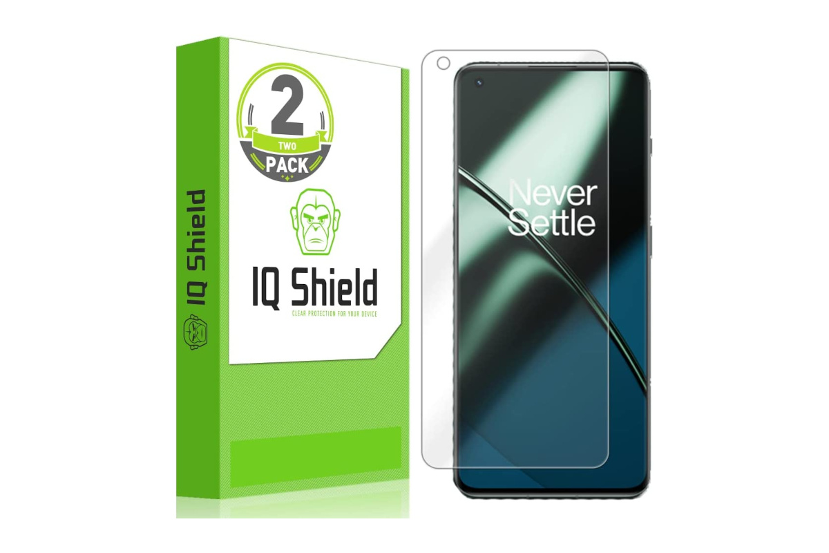 The IQShield film screen protector on a blank background.