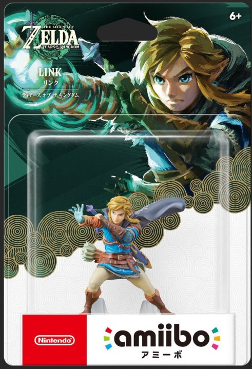 Link amiibo from The Legend of Zelda: Tears of the Kingdom.
