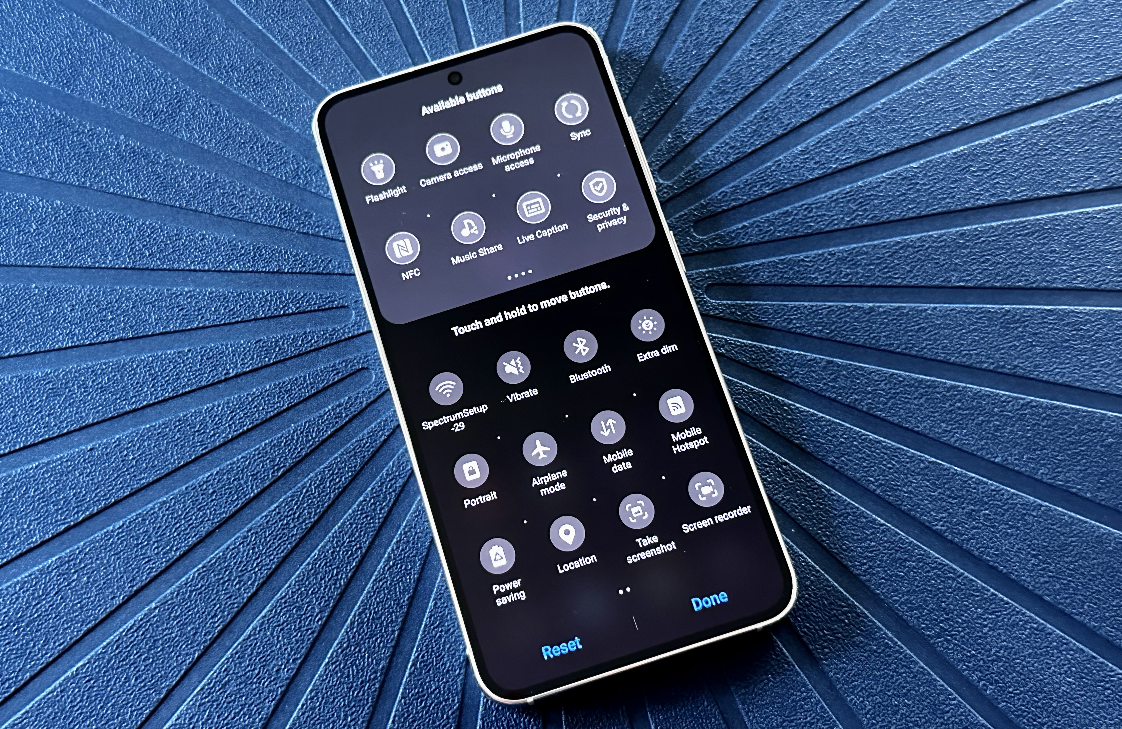 Personalização rápida do painel do Samsung Galaxy S23