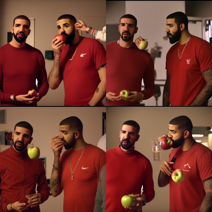 AI-generated images of Drake from State Farm.