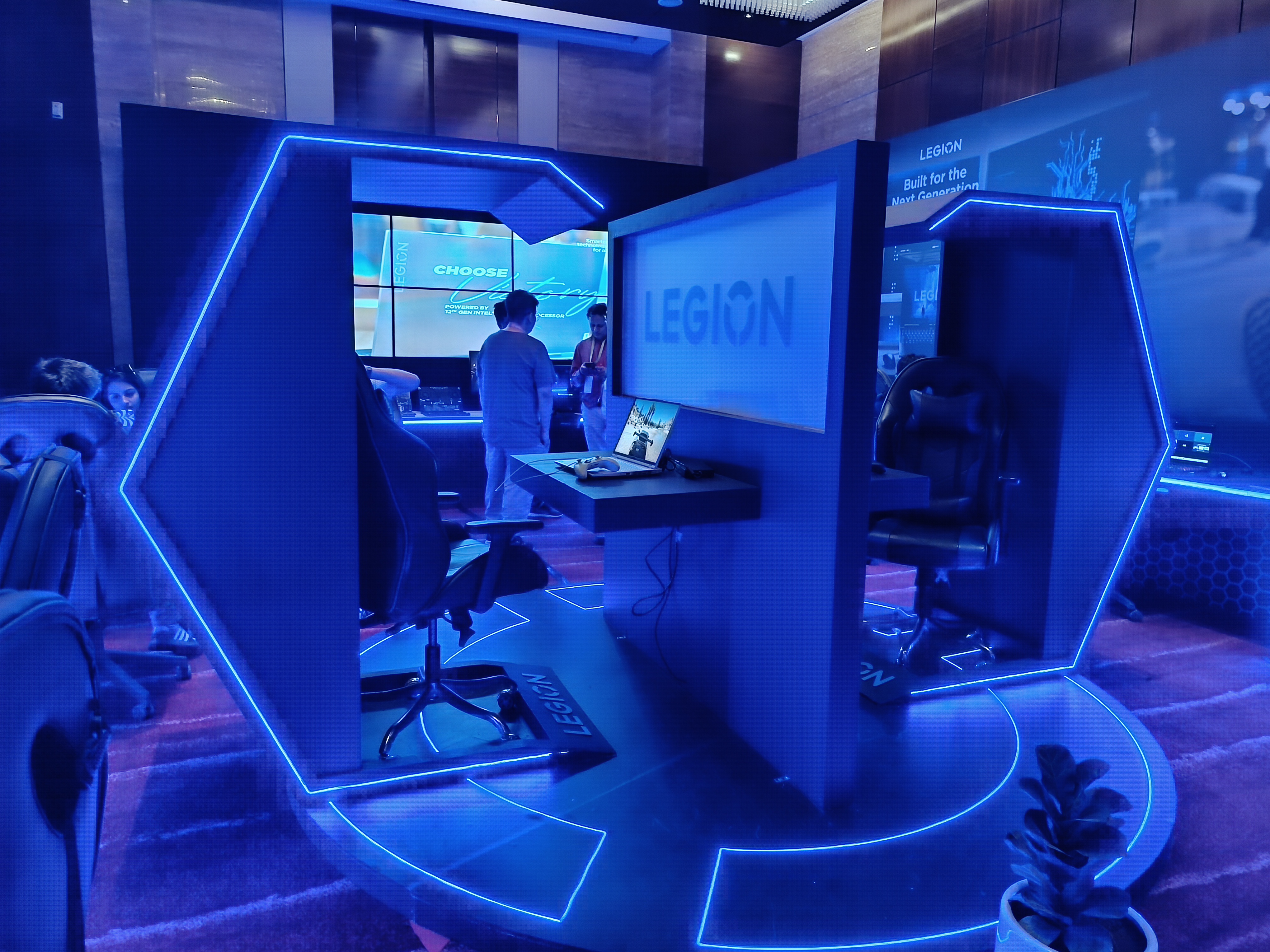 Lenovo Legion gaming station captured by Redmi Note 12 Pro Plus.