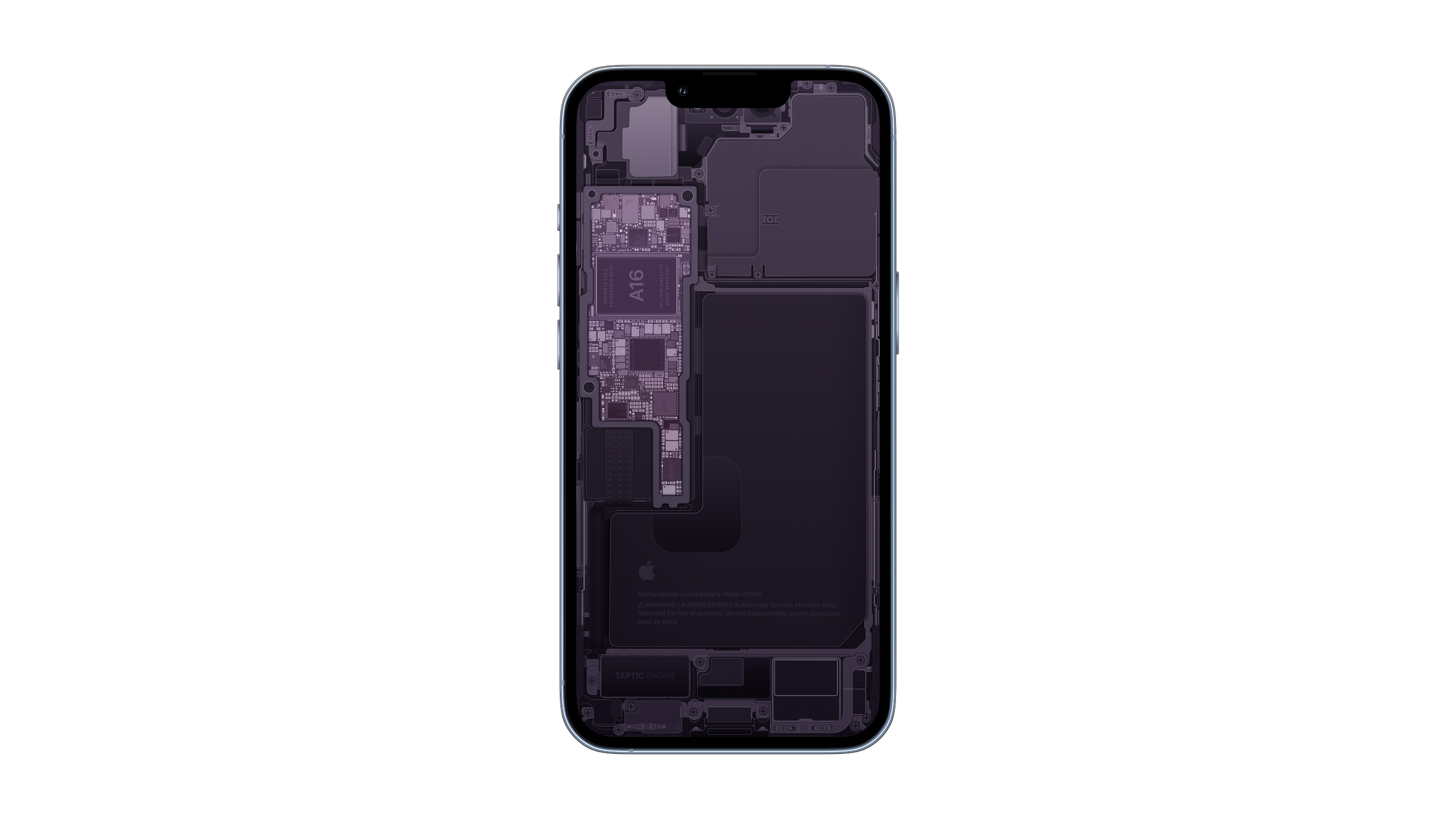 Tải hình nền xuyên thấu linh kiện cho iPhone 12 Pro Max