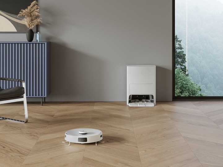 ECOVACS DEEBOT T1 OMNI com doca próxima