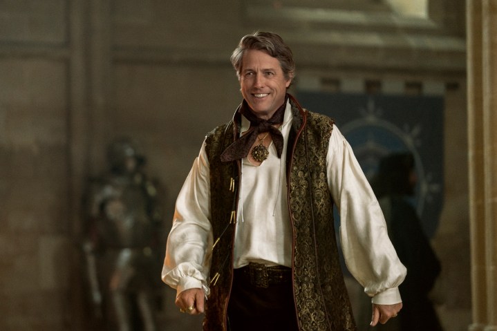 Hugh Grant sonríe como Forge en Dungeons & Dragons: Honor Among Thieves.