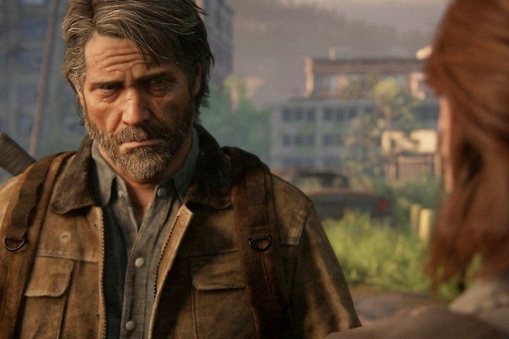 Joel looks at Ellie in The Last of Us Part 2.