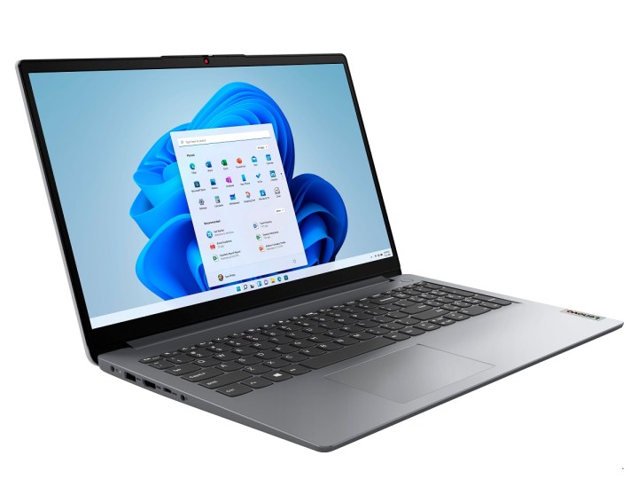 لپ تاپ Lenovo IdeaPad 1 با رابط نمایشگر ویندوز 11.
