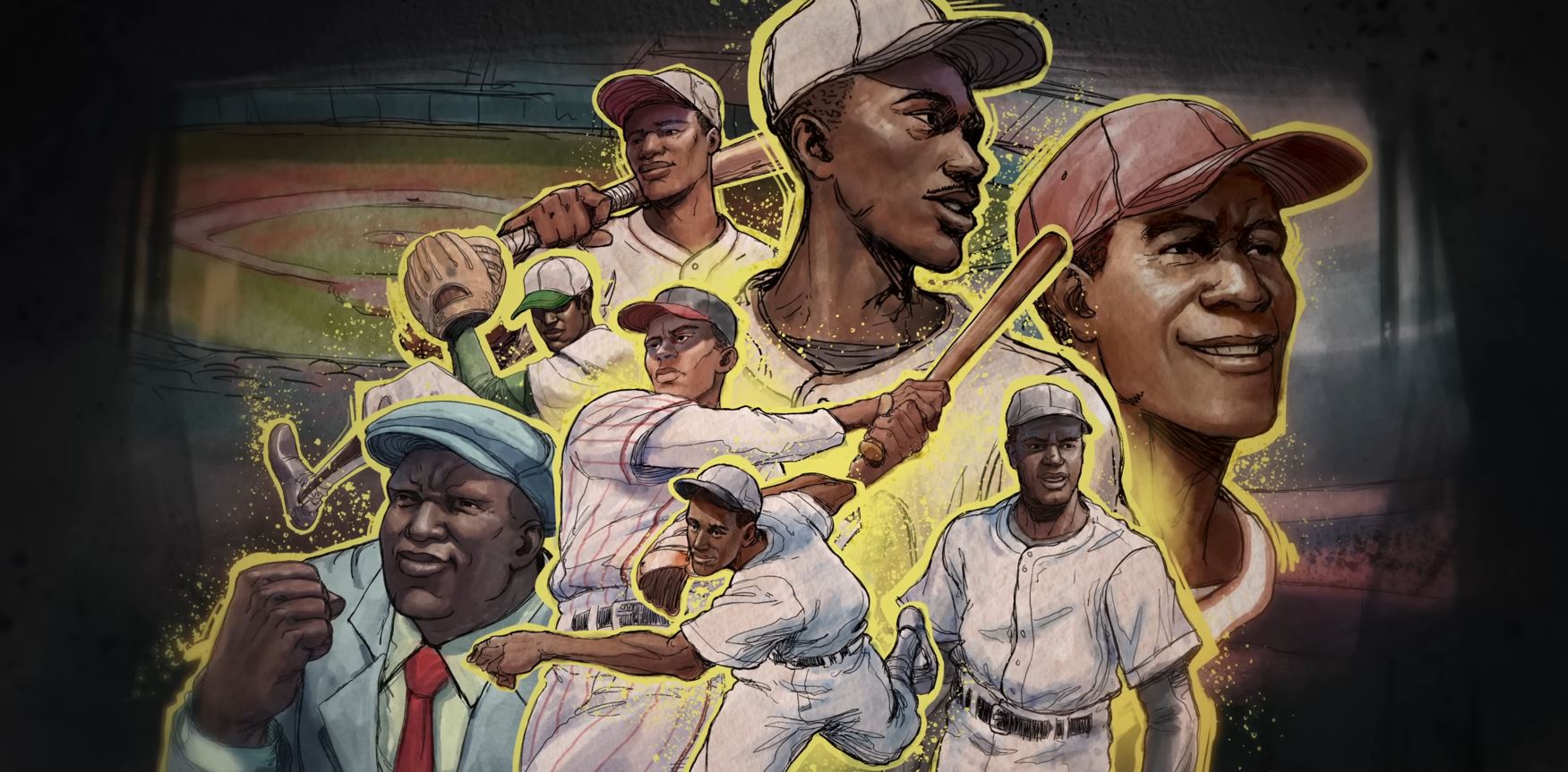 MLB Art Designed for RareInk on Behance