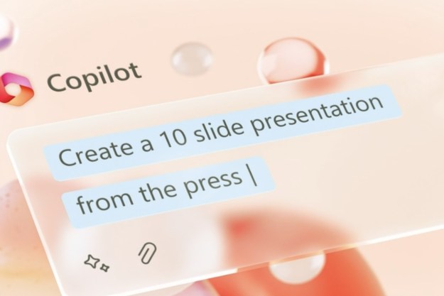 tech news Microsoft Copilot creating a PowerPoint presentation for a user.