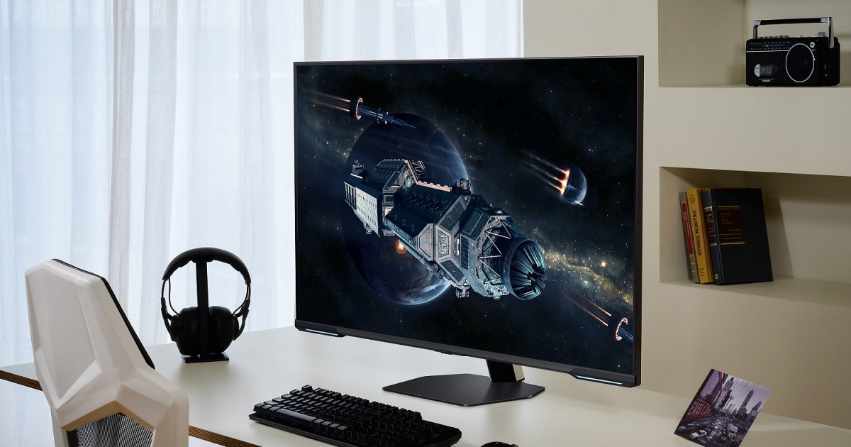 This Samsung 43-inch 4K Gaming Monitor is 50% off Proper Now