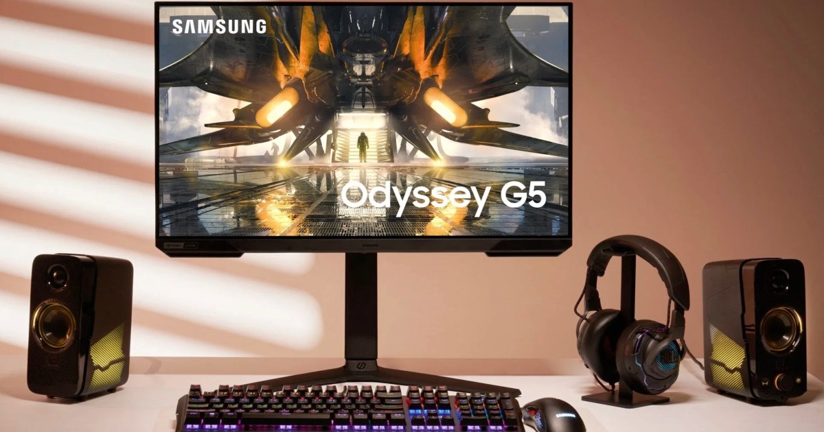 Ce moniteur de jeu Samsung Odyssey 27 pouces QHD est de 120 $ de rabais