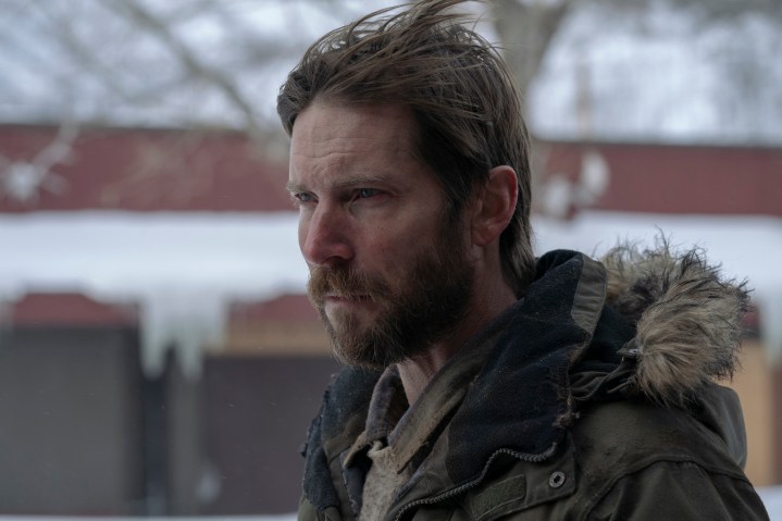 Troy Baker wears a winter coat in The Last of Us Episode 8.