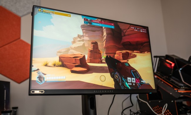 Overwatch 2 running on the Alienware 500Hz gaming monitor.