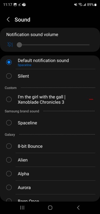 how to customize a samsung phone notification sounds custsom sound