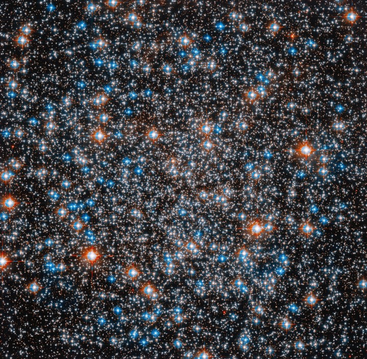 Una porción del cúmulo globular M55.