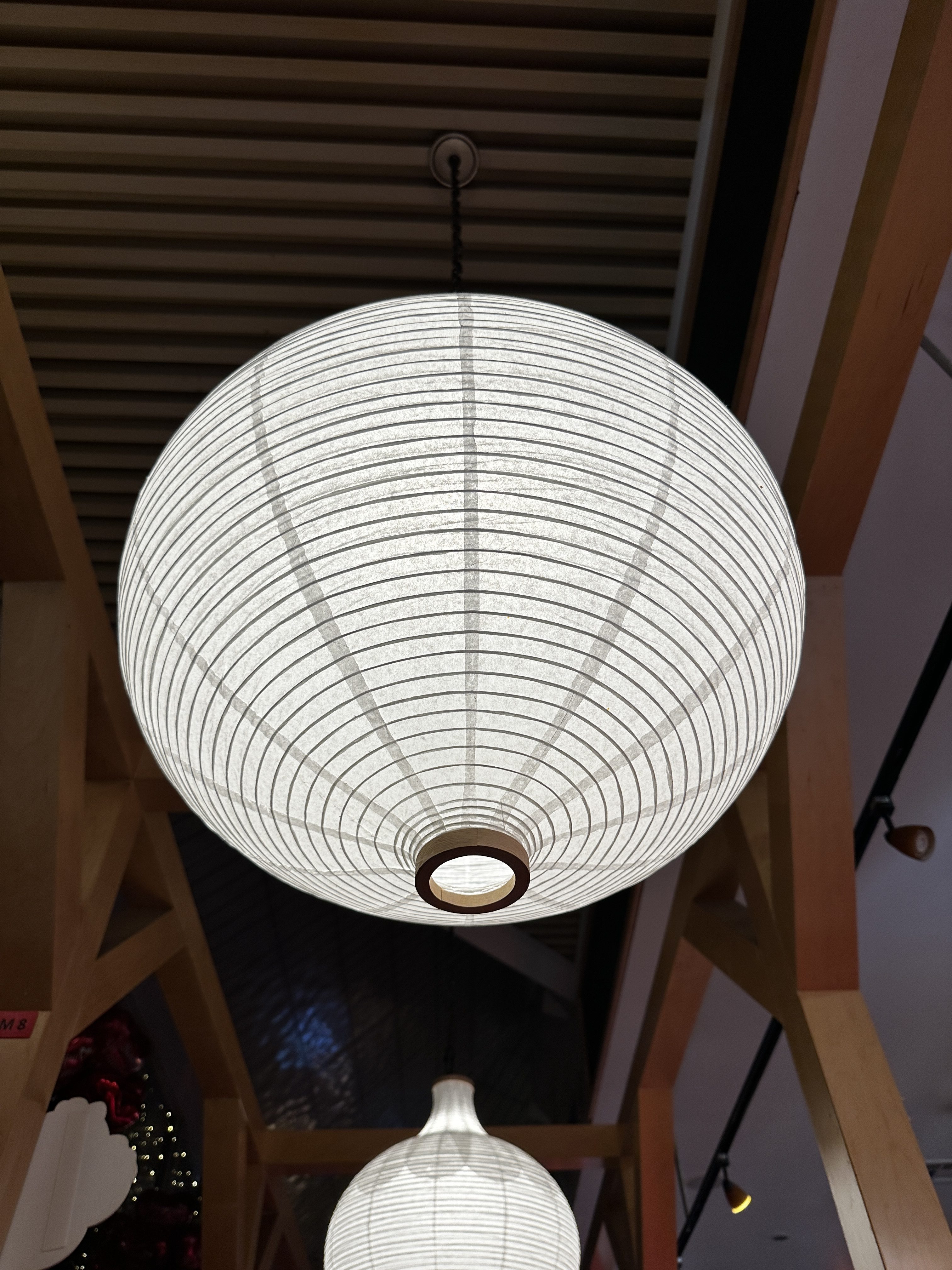 Restaurant lantern captured by iPhone 14 Pro