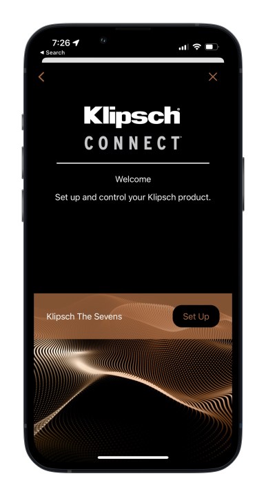 Applicazione Klipsch Connect.