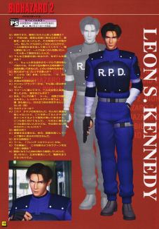 A magazine interview with Leon S. Kennedy.