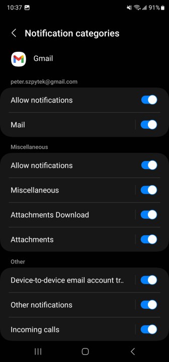 how to customize a samsung phone notification sounds categories