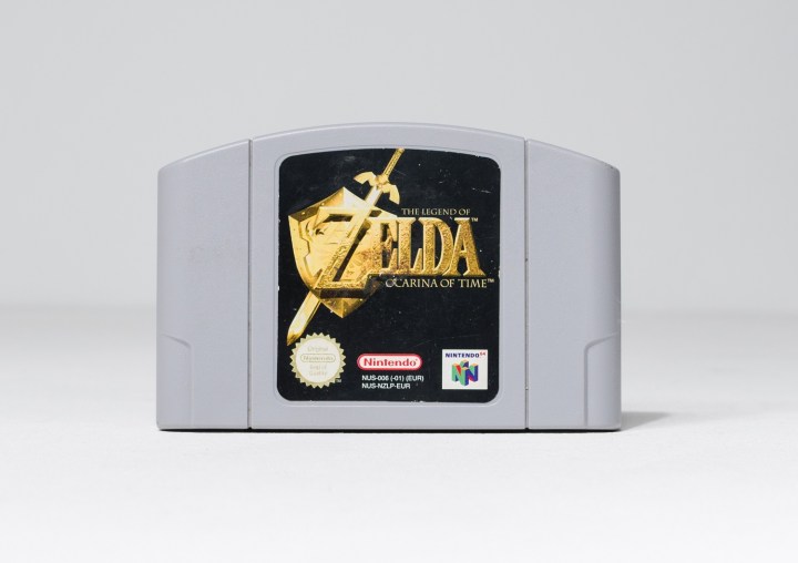 Ocarina of Time game for the Nintendo 64.