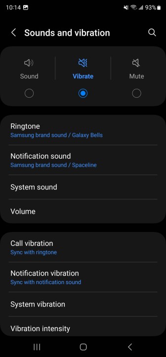 how to customize a samsung phone notification sounds and vibration s23