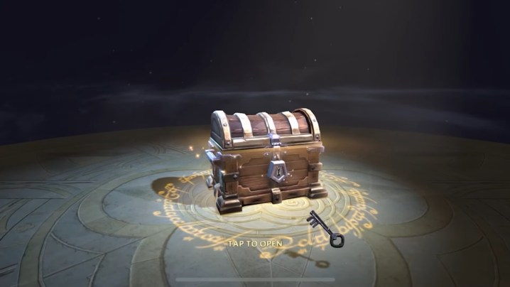 A treasure chest lootbox.