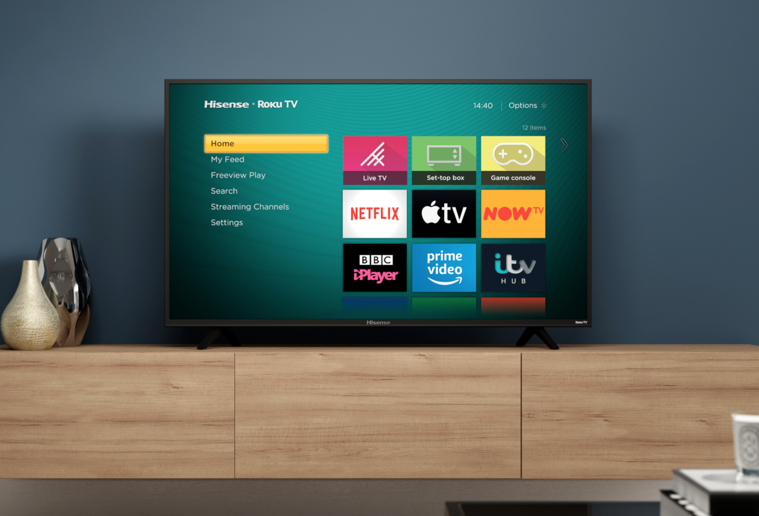 Hisense 58-inch 4K UHD Roku Smart TV HDR R6 Series - Stunning Picture,  Streaming Apps, Voice Control
