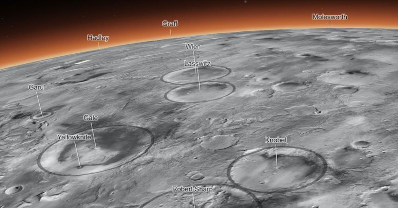 NASA’s new interactive mosaic shows Mars in amazing
detail