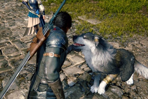 tech news Clive pets the dog in Final Fantasy XVI Final Fantasy 16