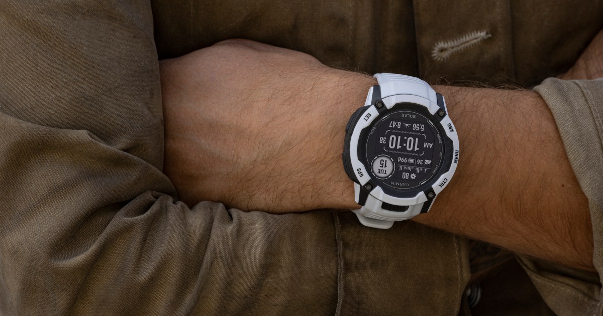 Garmin's Instinct 2X Solar smartwatch never needs charging