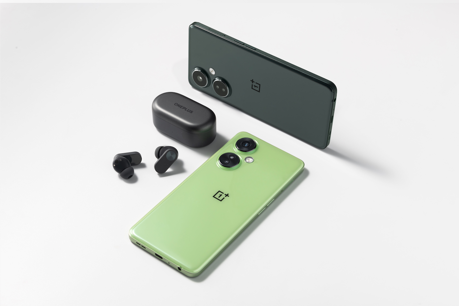 Imagen promocional que muestra los OnePlus Nord CE 3 Lite y OnePlus Nord Buds 2.
