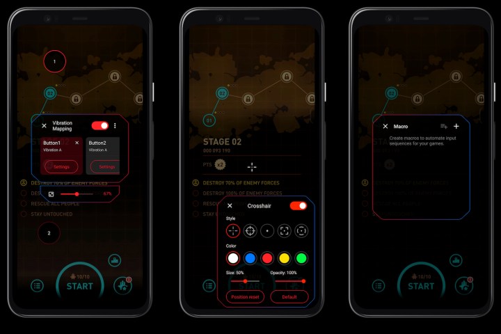 Screenshot dell'Asus ROG Phone 7 Ultimate.