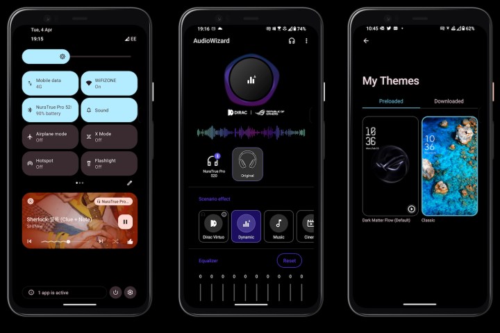 Screenshot dell'Asus ROG Phone 7 Ultimate.