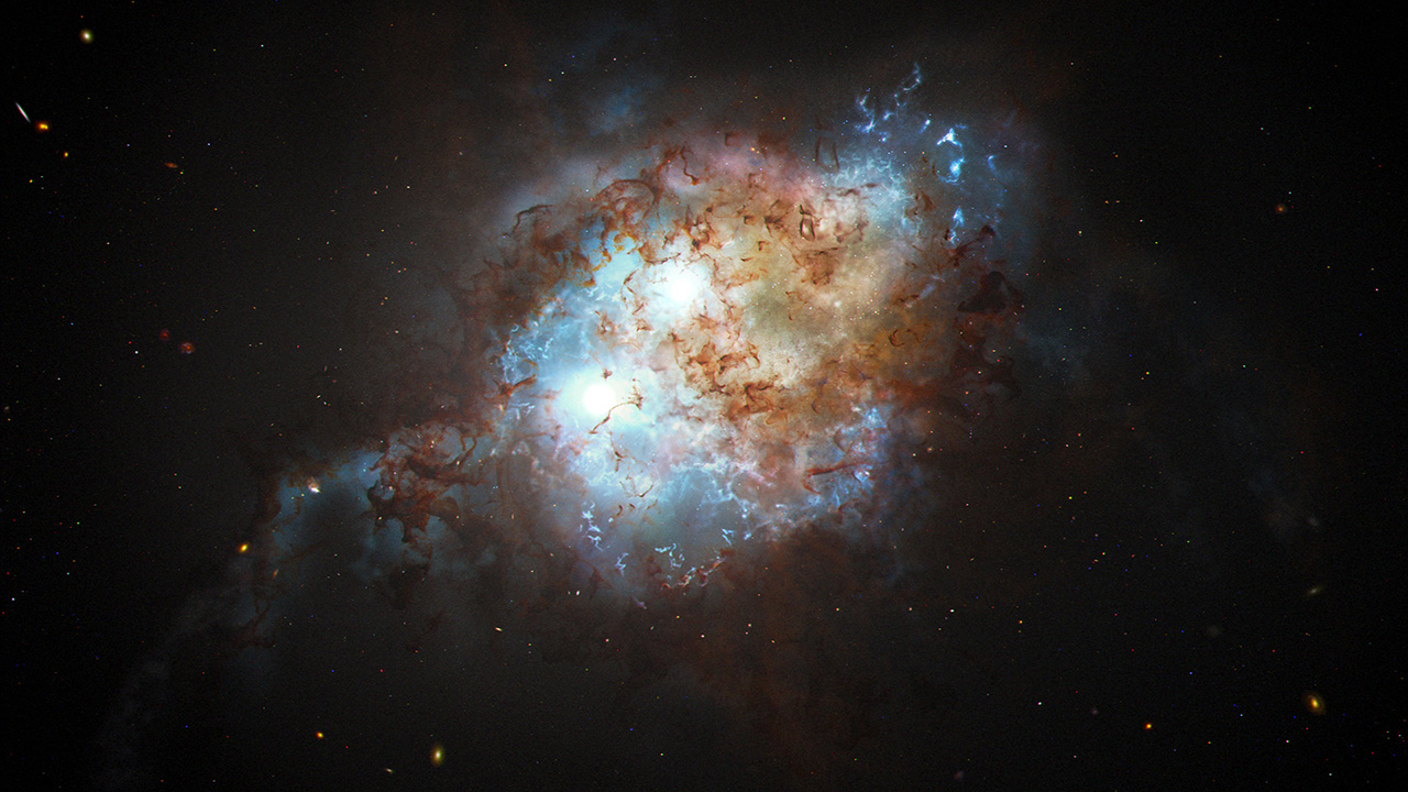 Hubble spots pair of supermassive black holes about to merge - Vimarsana News
