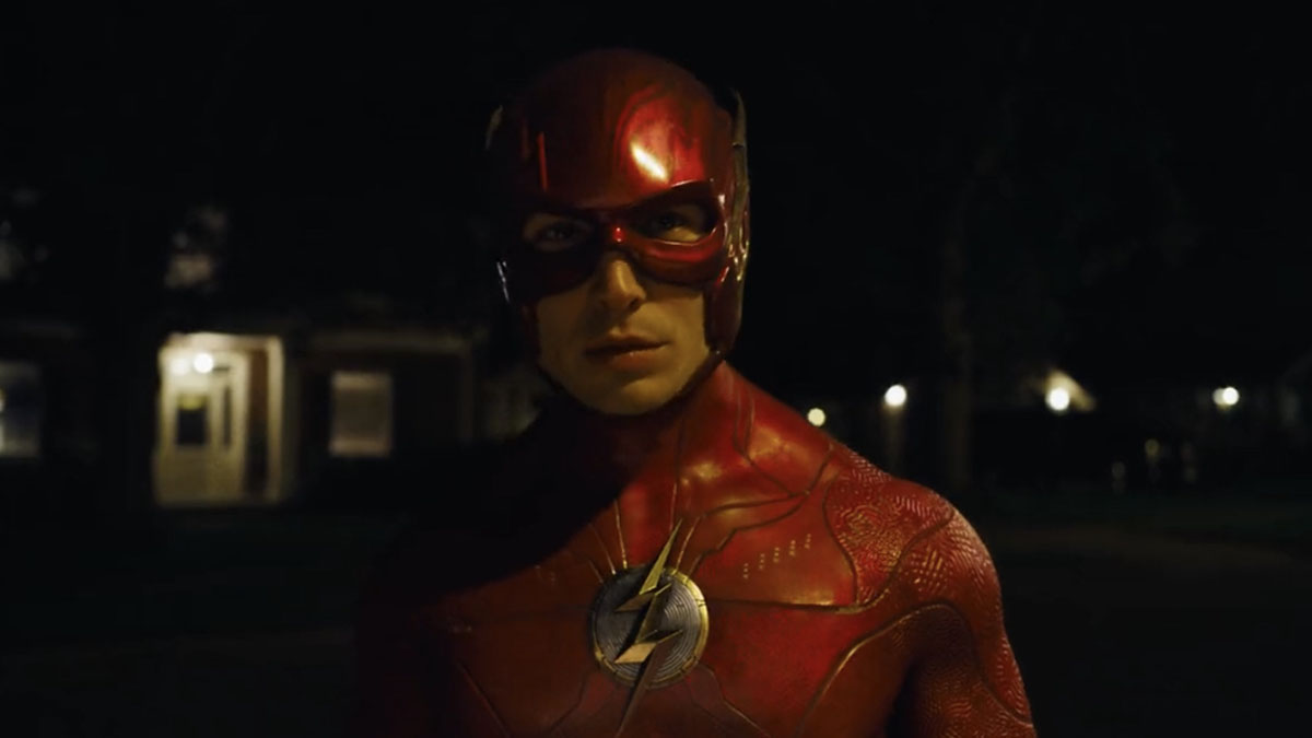 Ezra Miller em The Flash.