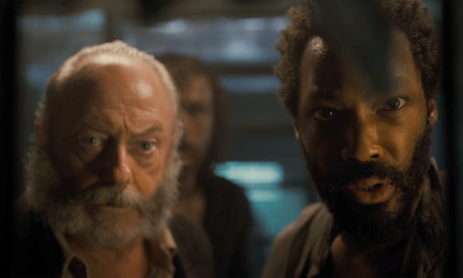 Corey Hawkins and Liam Cunningham in The Last Voyage of the Demeter.
