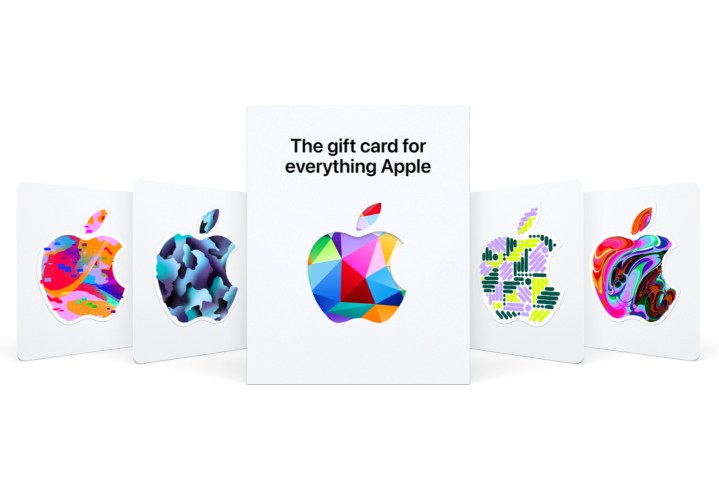 Photo of Apple gift cards.