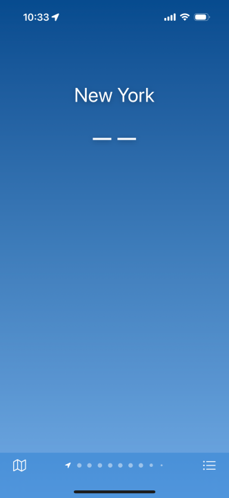 برنامه Apple iOS Weather بارگیری نمی شود.