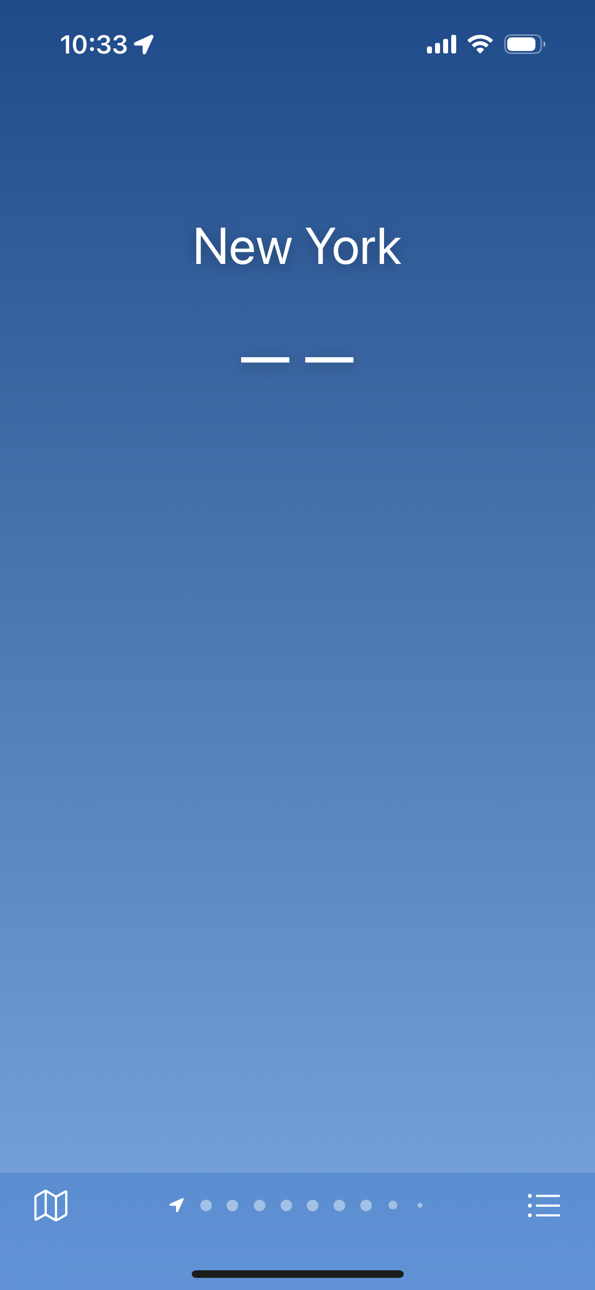 Apple iOS Weather app not loading.