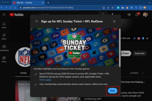 Want NFL Sunday Ticket without DirecTV?  Prime may give you that  chance