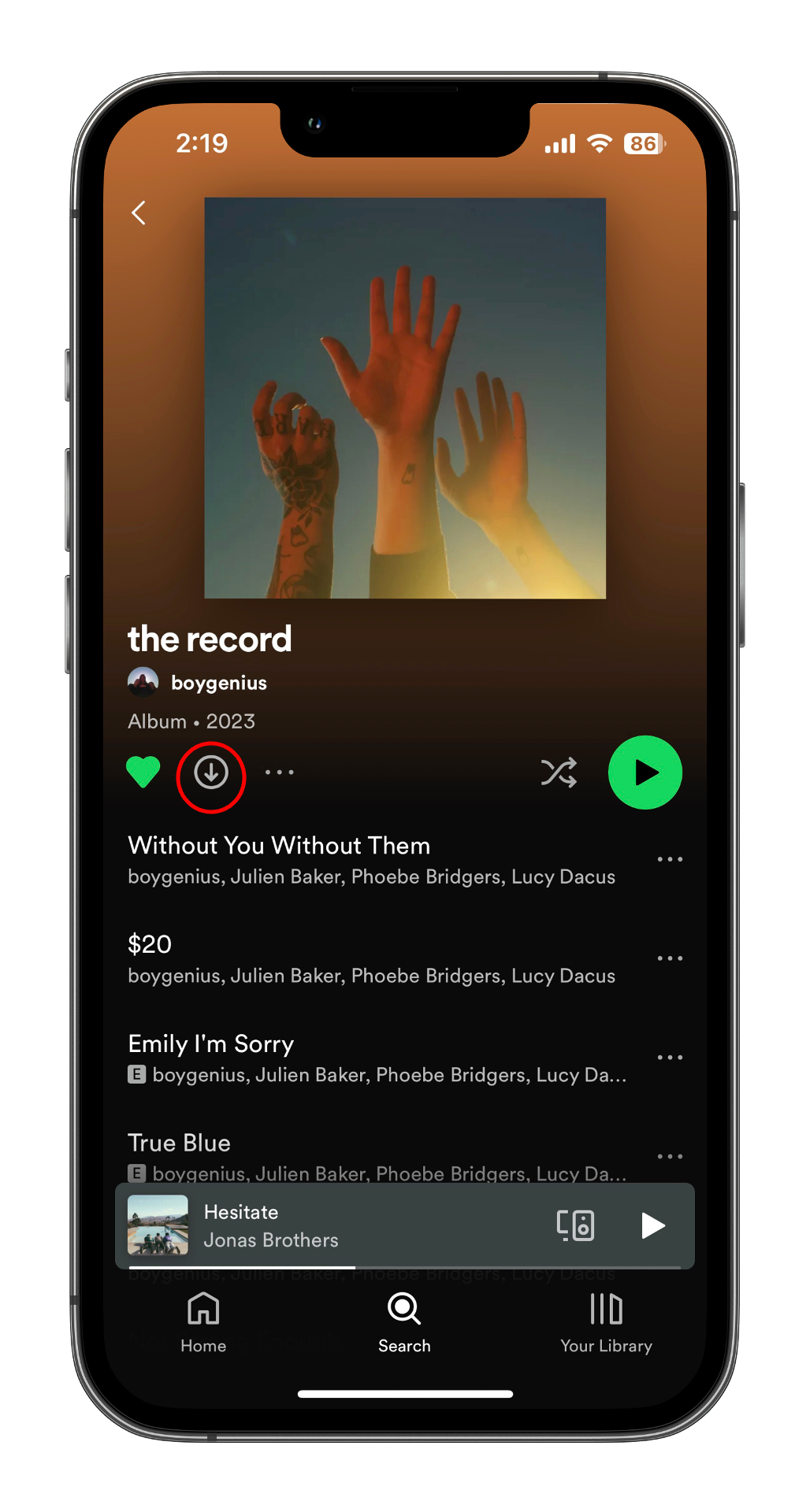 Como baixar músicas e podcasts do Spotify: Comece o download