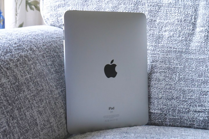 The back of the original iPad.