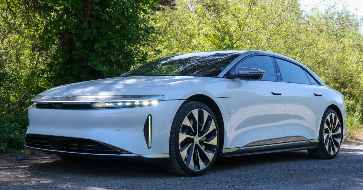 How the Lucid Air balances contact and analog controls