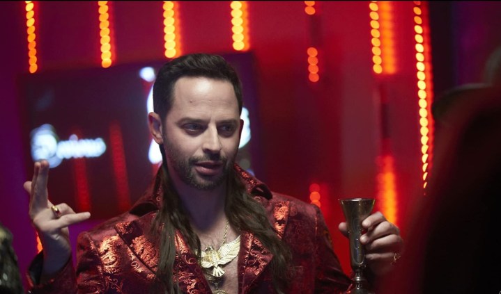 Nick Kroll playing Simon the Devious in FX's series What We Do in the Shadows.