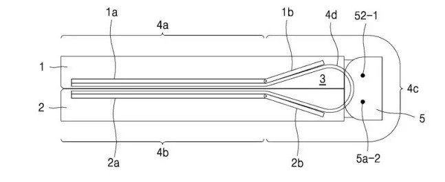 Patente do design da dobradiça do Galaxy Z Flip 5