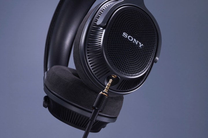 Sony MDR-MV1 open-back studio headphones.
