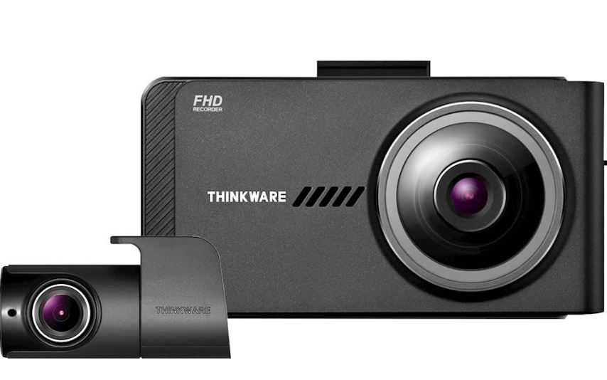 Front and rear Thinkware X700 dash camera.