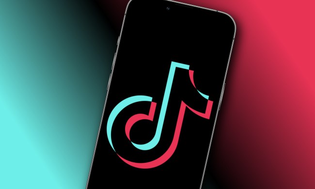 TikTok logo on an iPhone.